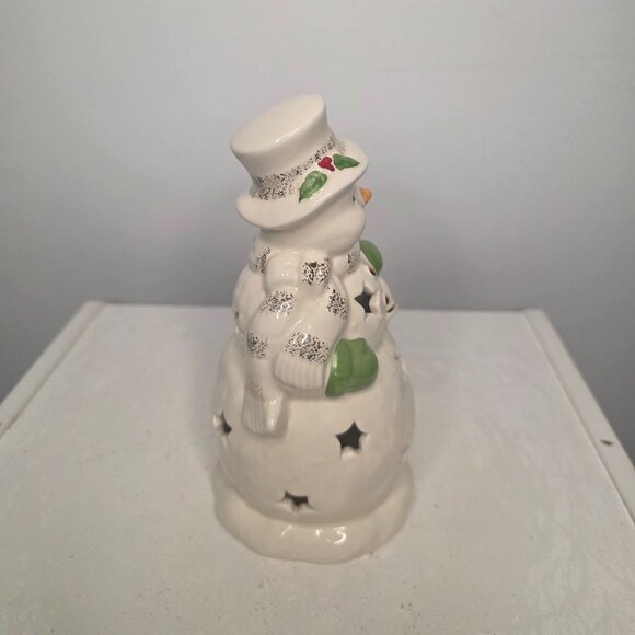 Lenox Snowman Lit Color Changing Figurine Seasons Sparkle 6.5 In NWT - Picture 5 of 9